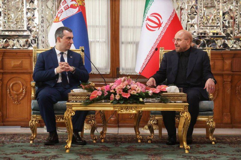 Los presidentes de Parlamentos de Irán y Serbia piden ampliar la cooperación económica