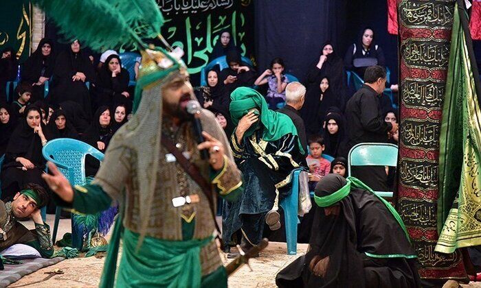 تعزیه خوانی در نطنز - اصفهان - لبخند سبز