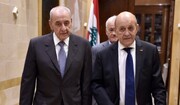 فرستاده مکرون با رئیس پارلمان لبنان دیدار کرد