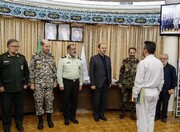 استاندار آذربایجان شرقی از ۱۲ عضو ناوگروه ۸۶ نیروی دریایی ارتش تجلیل کرد