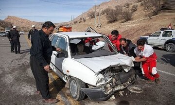 تصادف زنجیره ای در آزادراه تهران - شمال ۶ مصدوم برجای گذاشت