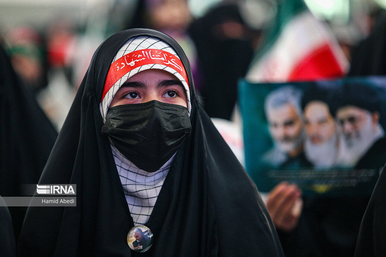 همایش «دختران حاج قاسم پیرو مکتب زینب(س)» در گلستان برگزار شد