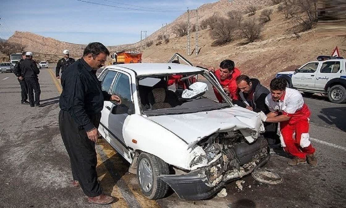 تصادف ۲ خودرو در شرق گلستان ۲ کشته و ۶ مجروح برجای گذاشت