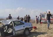 حادثه رانندگی در آزادراه زنجان-قزوین یک کشته و ۶ زخمی برجا گذاشت