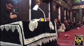 فیلم | نوحه پامنبری در حسینیه خان بندر ریگ گناوه