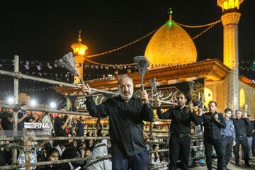 Mourning ceremony, a day before Ashura in south Iran