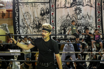 Mourning ceremony, a day before Ashura in south Iran