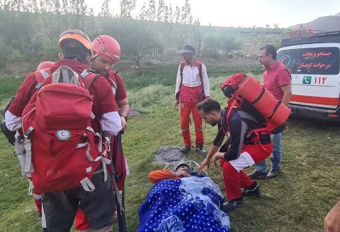 کوهنوردی از ارتفاع چهار هزار متری در کرمان نجات یافت
