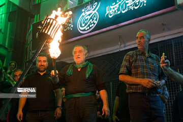 Traditional Dast-e Choobi ritual in Muharram in north Iran