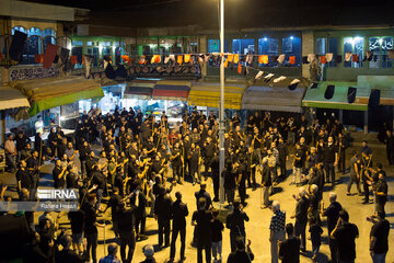 Traditional Dast-e Choobi ritual in Muharram in north Iran