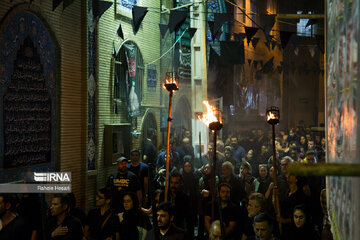 Traditional Dast-e Choobi ritual in Muharram in north Iran