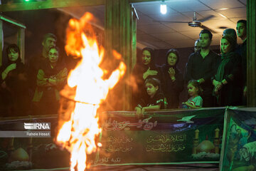 Traditional Dast-e Choobi ritual in Muharram in north Iran