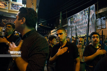 Traditional Dast-e Choobi ritual in Muharram in north Iran