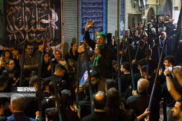 Traditional Dast-e Choobi ritual in Muharram in north Iran