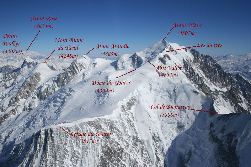 Cinq alpinistes iraniens vont gravir le Mont Blanc en France