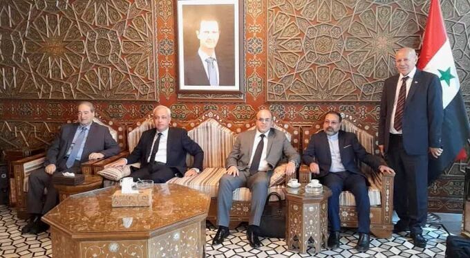 Le Ministre syrien des Affaires étrangères et une délégation politique et économique en visite en Iran