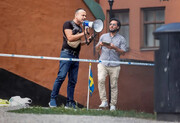 El Sagrado Corán quemado frente al Parlamento de Suecia