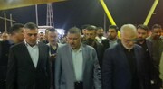 بازدید وزیر کشور عراق از مرز شلمچه+فیلم