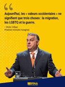 «Les valeurs occidentales» selon le Premier ministre hongrois