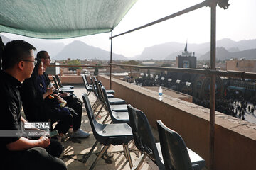 Tourists take part in mourning rituals in Yazd