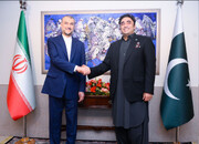 Cérémonie d'accueil du Chef de la diplomatie iranienne Amir Abdollahian en visite au Pakistan