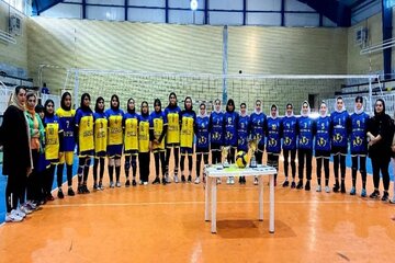رقابت های والیبال قهرمانی بانوان کردستان با برتری مریوان پایان یافت
