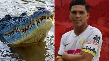 کشته شدن فوتبالیست کاستاریکایی توسط کروکودیل