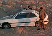 پلیس خانواده گرفتار در کویر خوسف را نجات داد