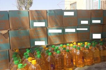 ۱۰ تن روغن نباتی قاچاق در زنجان توقیف شد