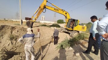 پروژه احداث خط انتقال آب ۶ روستای شهرستان دستستان عملیاتی شد