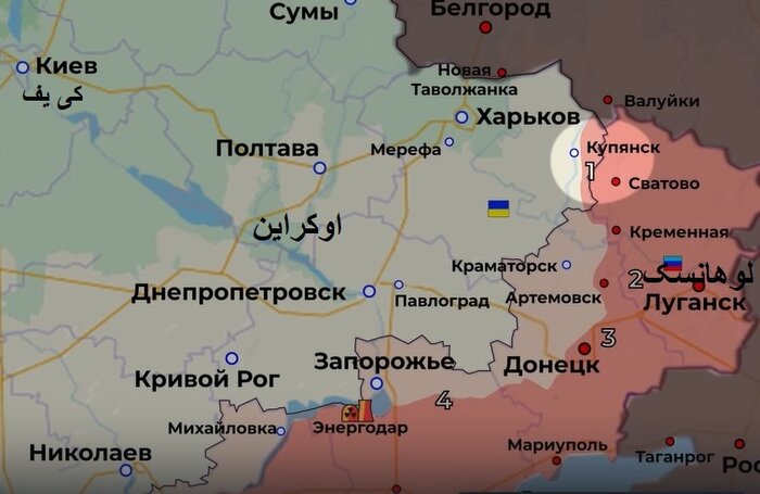 بازگشت نیروهای مسلح روسیه به موقعیت قبلی در مناطقی از لوهانسک