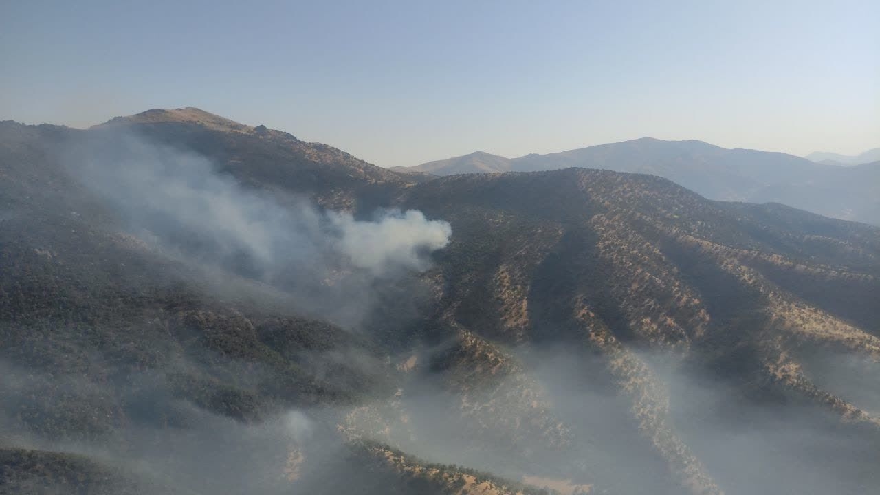 پارک ملی سالوک خراسان‌شمالی دچار آتش‌سوزی شد