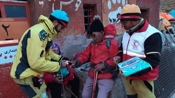 هفت کوهنورد در ارتفاعات کوه سبلان نجات یافتند