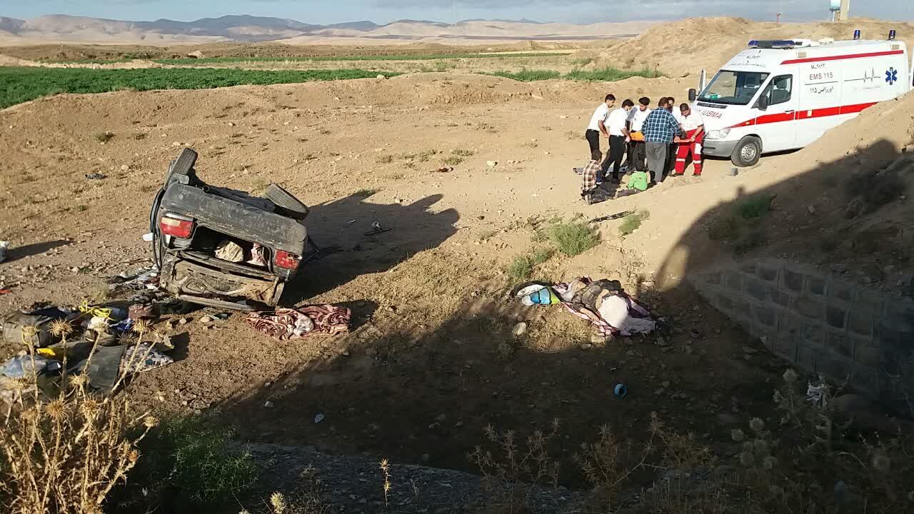 واژگونی خودرو در جاده قوچان یک کشته بر جای گذاشت