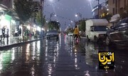 فیلم | بارش باران و تلطیف گرمای تابستانی ساوه