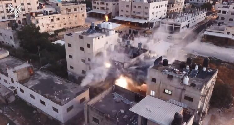 Zionists explode Palestinian's house in WB