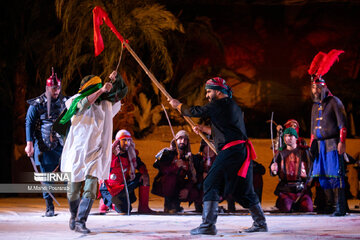 Theater depicting Battle of Karbala in north Iran