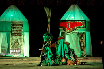 Theater depicting Battle of Karbala in north Iran