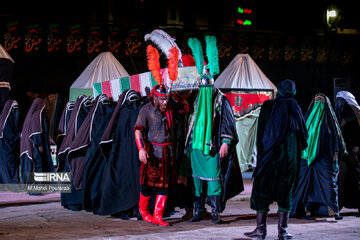 Theater depicting Battle of Karbala in north Iran