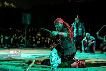 Theater depicting Battle of Karbala in north Iran