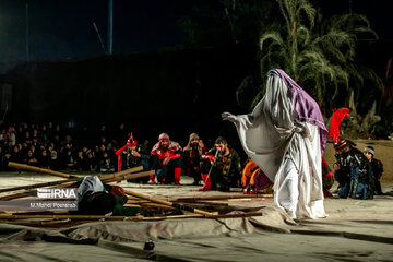 Theater depicting Battle of Karbala in north Iran