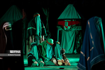 Theater depicting Battle of Karbala in north Iran