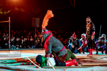 Theater depicting Battle of Karbala in north Iran