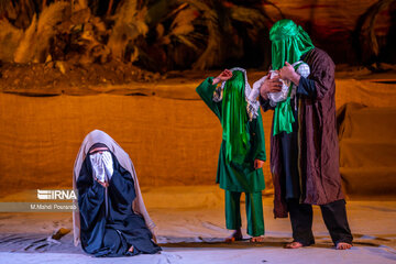 Theater depicting Battle of Karbala in north Iran