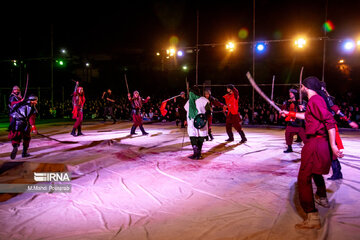 Theater depicting Battle of Karbala in north Iran