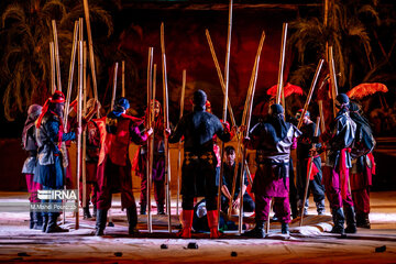 Theater depicting Battle of Karbala in north Iran