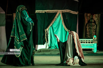 Theater depicting Battle of Karbala in north Iran