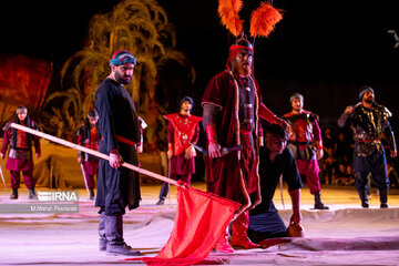 Theater depicting Battle of Karbala in north Iran