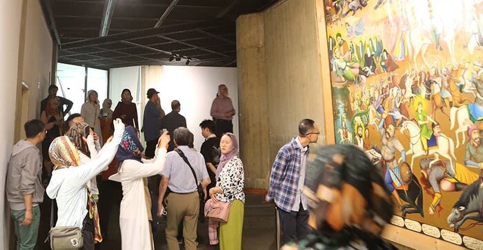 بازدید گروهی از استادان دانشگاه پکن از موزه هنرهای معاصر تهران