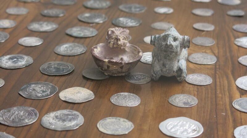 ۶۲۹ عدد سکه تاریخی قاچاق در تایباد کشف شد